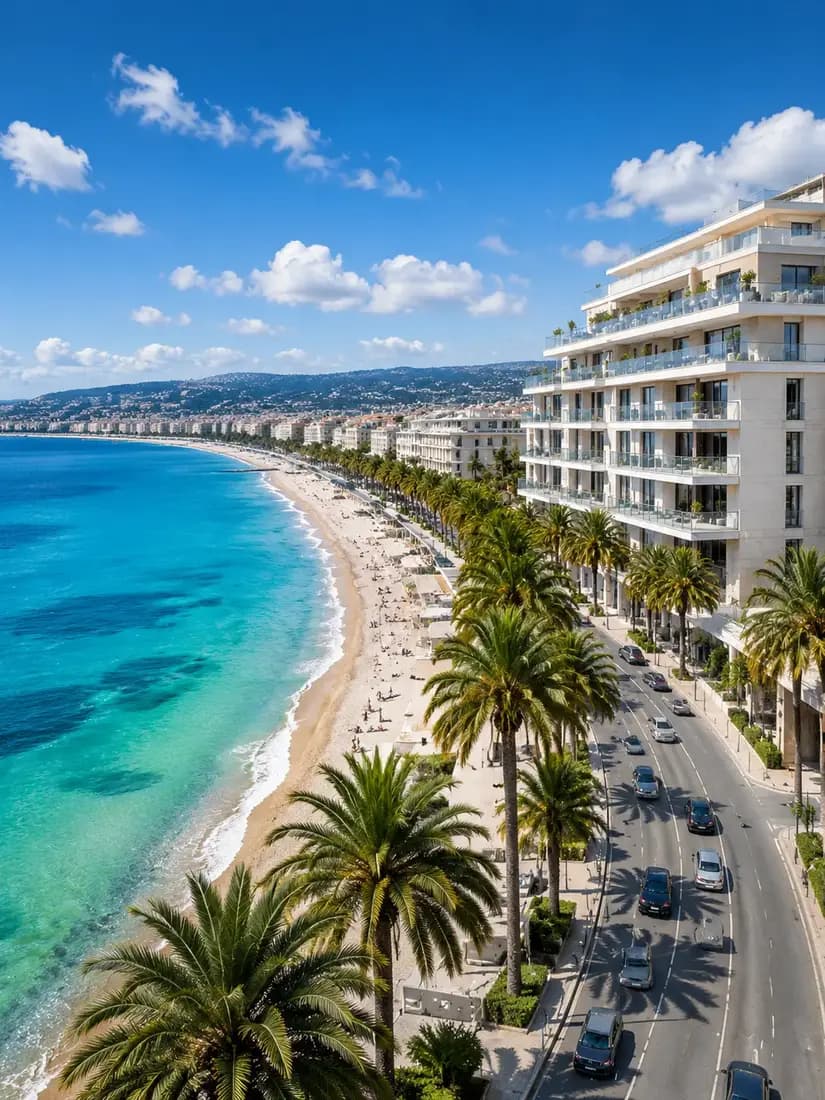 Résidence neuve face à la mer sur la Côte d’Azur