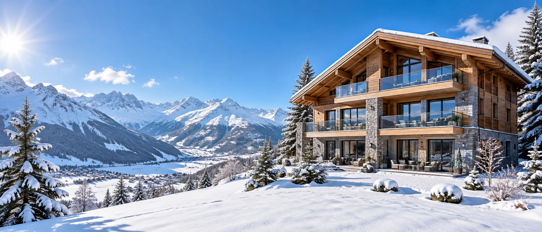 Chalet neuf en montagne, exemple de programme immobilier neuf